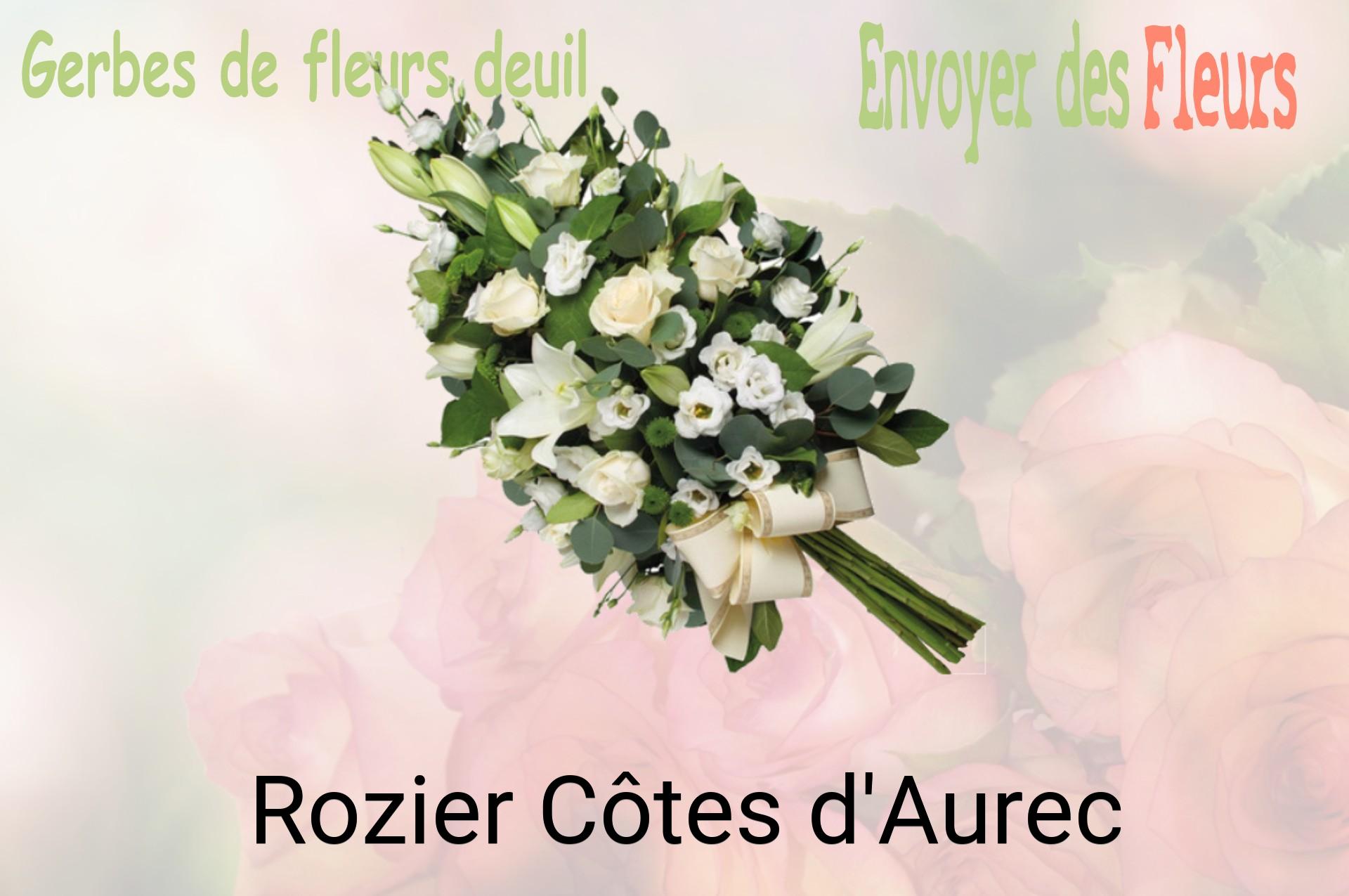 Gerbe de fleurs de deuil livrée à Rozier-Côtes-d'Aurec